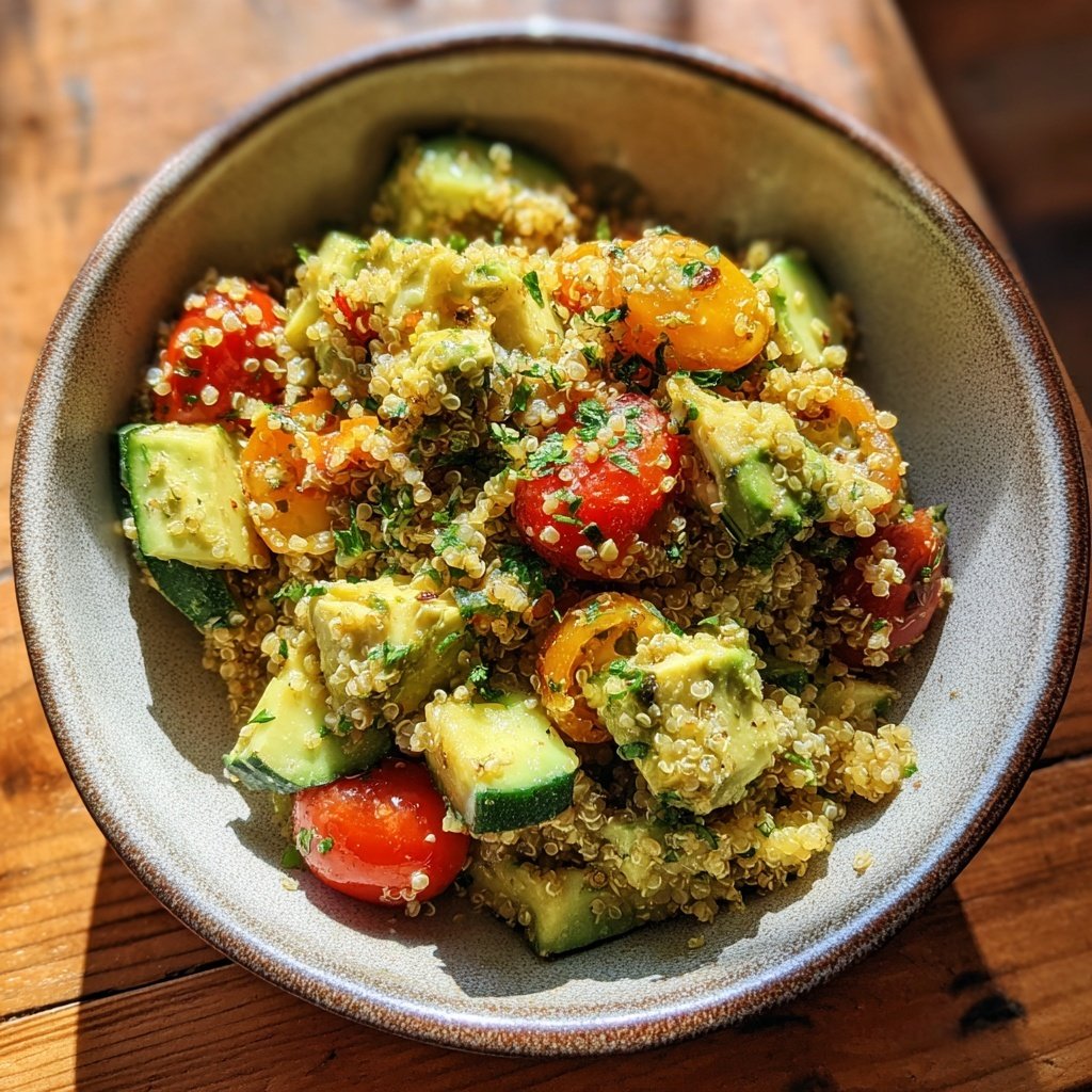 Healthy Avocado Quinoa Salad