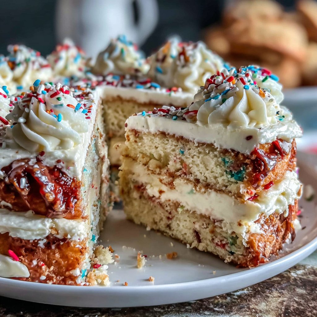 Radiant Rainbow Graduation Cake