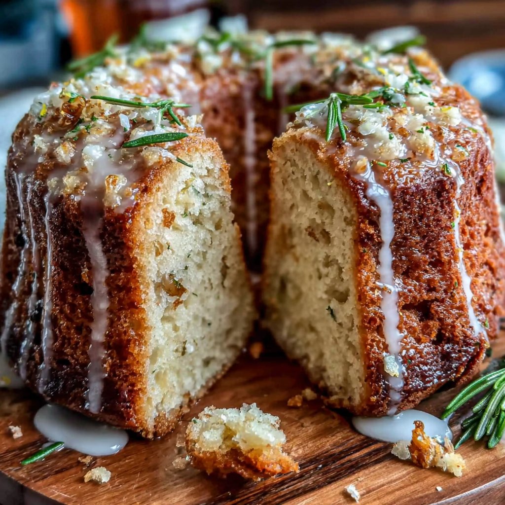 Rosemary Olive Oil Spring Cake