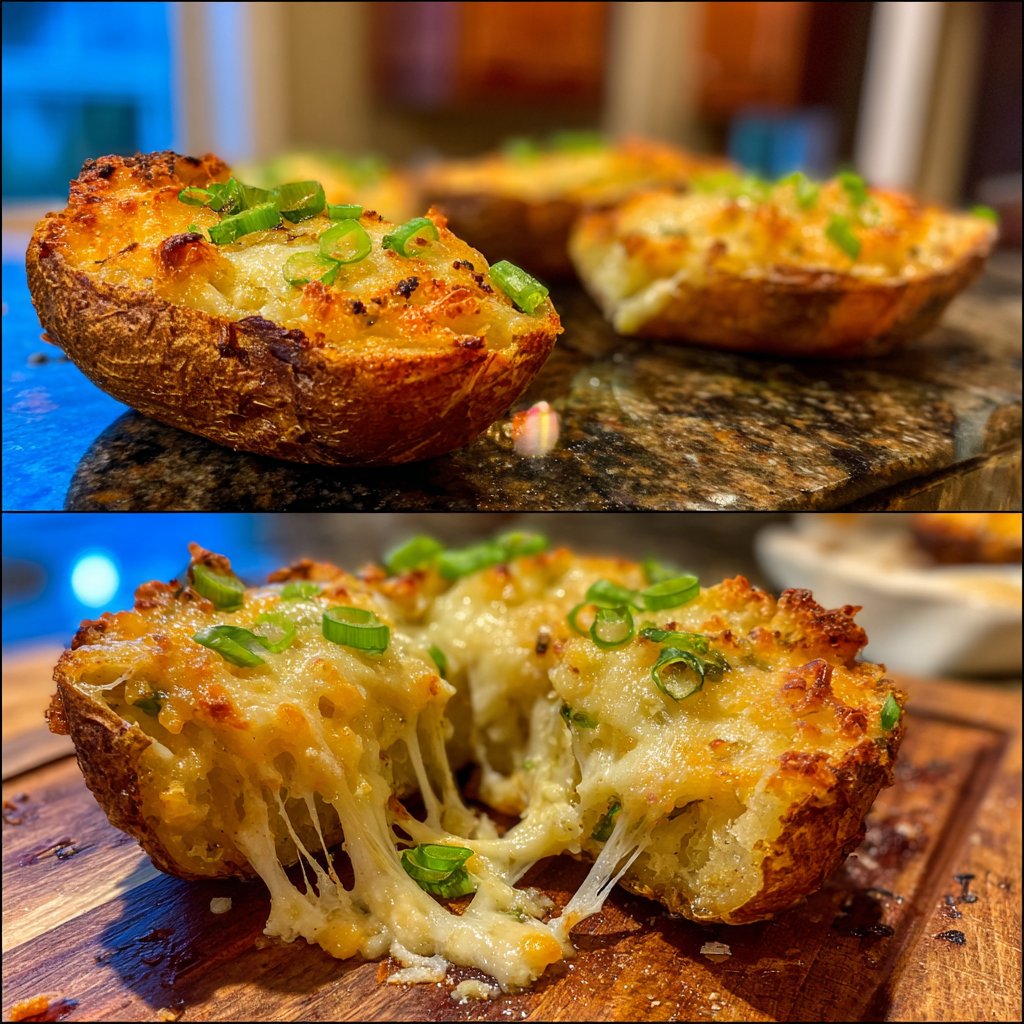 Airfryer Twice-Baked Potatoes